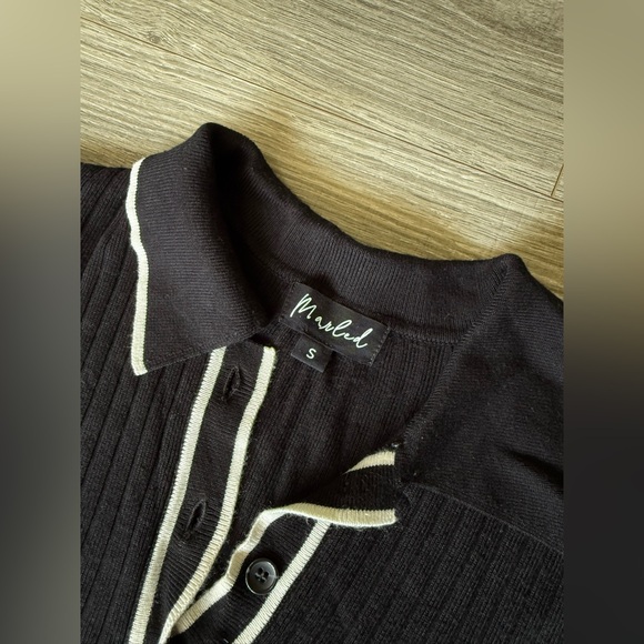 2pc Ribbed Shirt Set - Picture 2 of 2